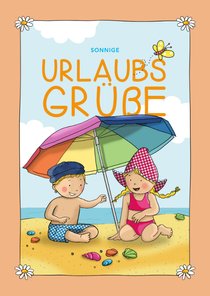 Urlaubskarte 'Fien & Teun' Sonnige Urlaubsgrüße