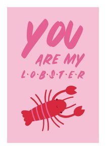 Valentinskarte 'Lobster'