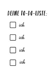 Valentinskarte To-Do-Liste