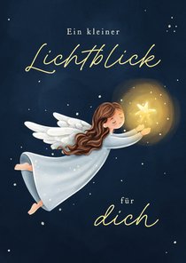 Weihnachtsgrüße Engel 'Lichtblick'
