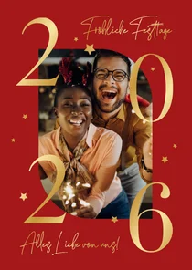  Weihnachtsgrüße Foto mit großer 2026