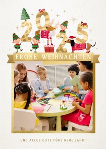 Weihnachtsgrüße geschäftlich Wichtel