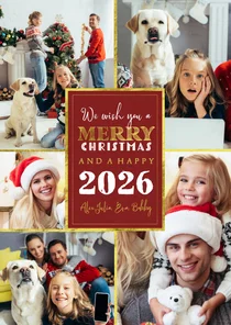 Weihnachtskarte Fotomix