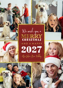 Weihnachtskarte Fotomix