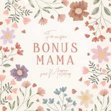 Blumenkarte Muttertag Bonusmama
