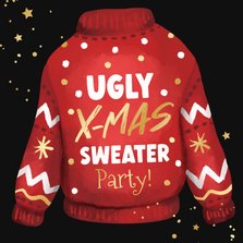 Einladung Weihnachtsparty 'Ugly Xmas Sweater'