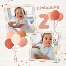 Einladung 2. Geburtstag gestalten Send a Smile