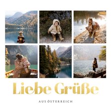 Fotokarte Urlaub in Österreich