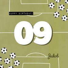 Fußball Geburtstagskarte