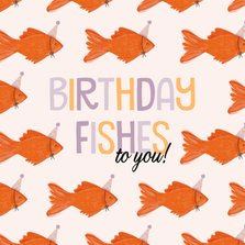 Geburtstagskarte Goldfische 'Birthday Fishes'