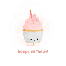 Geburtstagskarte happy Cupcake