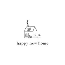 Glückwunschkarte Einzug 'Happy new Home'