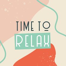 Glückwunschkarte 'Time to relax'