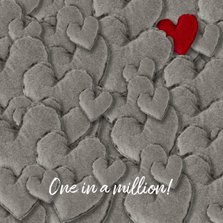 Grußkarte Liebe One in a million