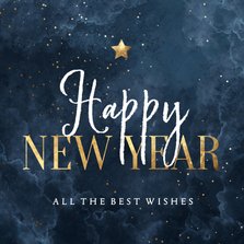 Grußkarte Neujahr 'Happy New Year'