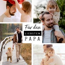 Grußkarte Vatertag Fotocollage