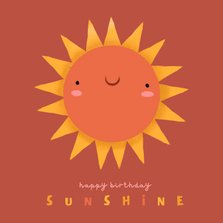 Karte Geburtstagsglückwünsche fröhliche Sonne