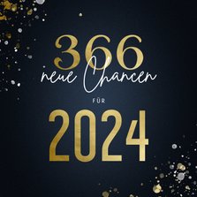 Neujahrskarte 366 neue Chancen