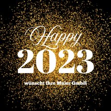 Neujahrskarte Firma 'Happy 2023'