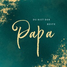 Stilvolle Vatertagskarte 'Papa'