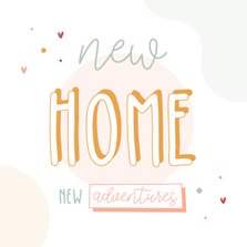 Umzug Glückwunschkarte 'New Home'