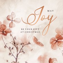 Weihnachtskarte 'Joy'