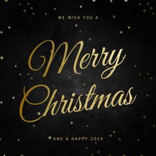 Weihnachtskarte klassisch 'Merry Christmas'