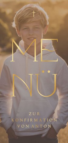 Fotoeinladung Konfirmation elegante | Send a Smile