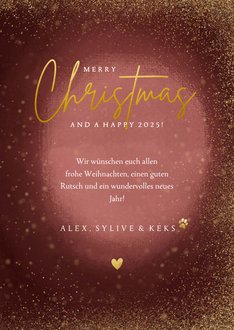 LANG Weihnachtskarten-Set – 12 Karten + 13 Umschläge, Wald-Design Mit Glitzer, Leinenprägung