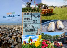Fotopostkarte mit Grüßen aus Nordholland