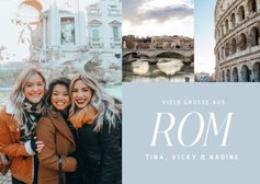 Postkarte mit Grüßen aus Rom