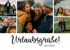 Urlaubsgrüße aus Irland Fotocollage