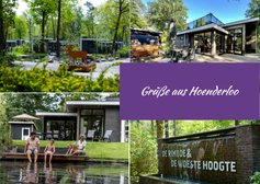 Urlaubskarte aus Hoenderloo, Veluwe in Holland