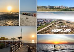 Urlaubskarte aus Nordholland eigene Fotos