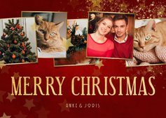 Weihnachtsgrußkarte Bilderreihe