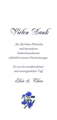 Danksagung zur Diamantenen Hochzeit mit Kirschblüten 3