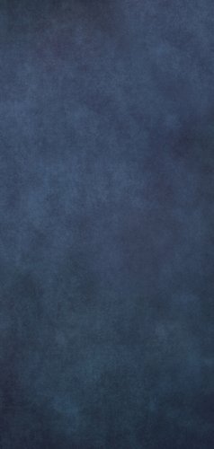 Doppelkarte DIN lang Aquarell dunkelblau blanko 3
