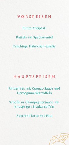  Menue-Karte mit Pfingstrosen 2