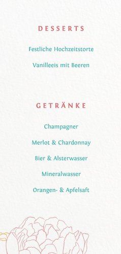  Menue-Karte mit Pfingstrosen 3