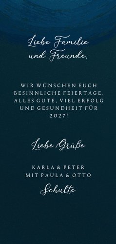 Weihnachtskarte mit Adventskerze 3