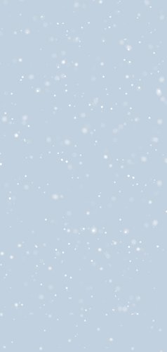 Winterhochzeit Foto-Dankeskarte Schnee Ornamente blau Rückseite