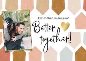 Foto-Einladung zur Einweihung 'Better together'