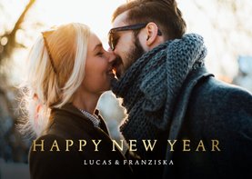 Fotokarte 'Happy New Year'