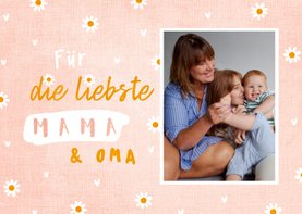 Fotokarte Muttertag für Mama und Oma