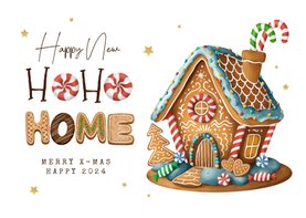 Umzugskarte Weihnachten 'Ho ho home'