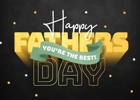 Vatertagskarte 'Happy Father's Day'