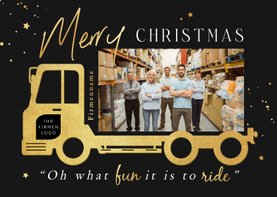 Weihnachtskarte Logistik & Transport