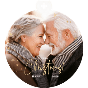 Fotokarte Weihnachtskugel Christbaumschmuck