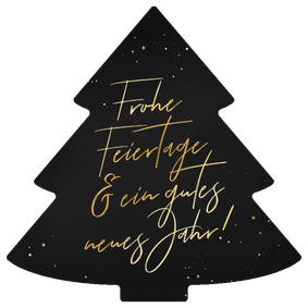 Weihnachtsgrußkarte Tannenbaum 