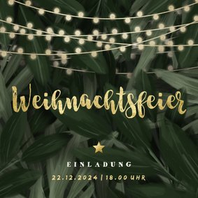 Botanische Einladung zur Weihnachtsfeier